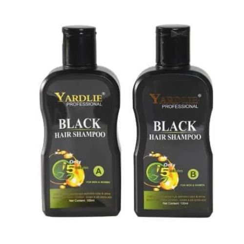 Yardlie Natural Black Hair Color Shampoo in Pakistan