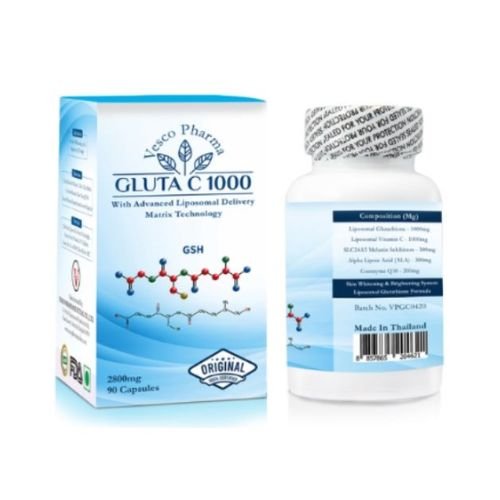 Vesco Pharma Gluta C 1000 Glutathione Skin Whitening Capsules In Pakistan