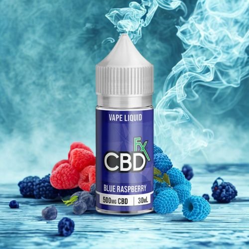 Blue Raspberry CBD Vape Juice 500 – 2000mg